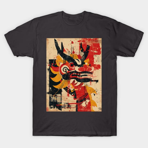 Dance of The Wooden Dragon T-Shirt by bulografik